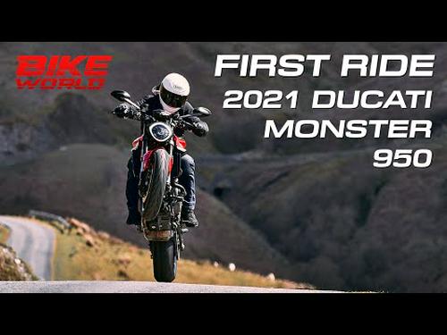 2021 Ducati Monster 950 First Ride UK (4K)