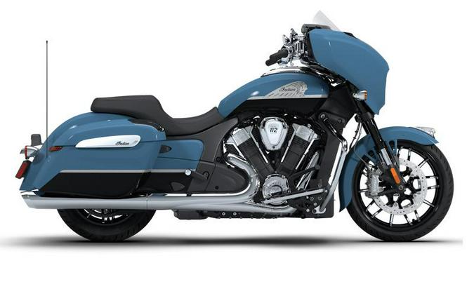 2026 Indian Motorcycle® Chieftain® PowerPlus Limited 112 w/PowerBand Audio Stom Blue with Black Met