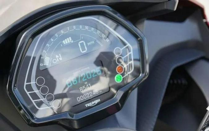 2025 Triumph Daytona 660 Snowdonia White/Sapphire Black