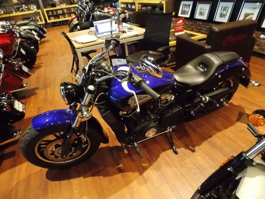 2023 Indian Motorcycle® Scout® ABS Spirit Blue Metallic/Black Metallic