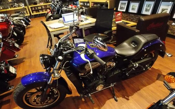 2023 Indian Motorcycle® Scout® ABS Spirit Blue Metallic/Black Metallic