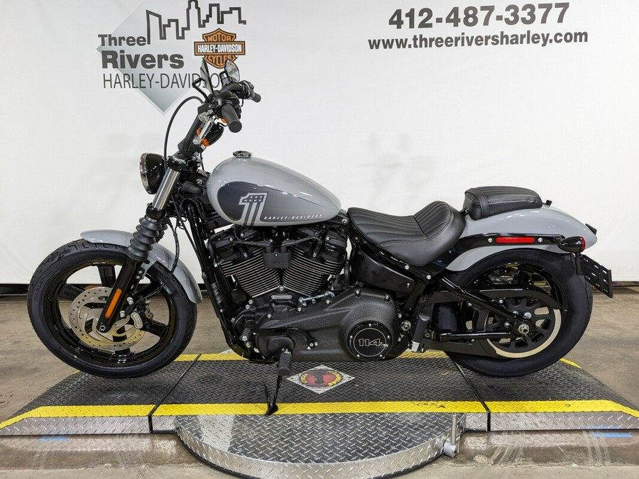 2024 Harley-Davidson Street Bob 114 Billiard Gray