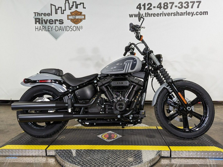 2024 Harley-Davidson Street Bob 114 Billiard Gray