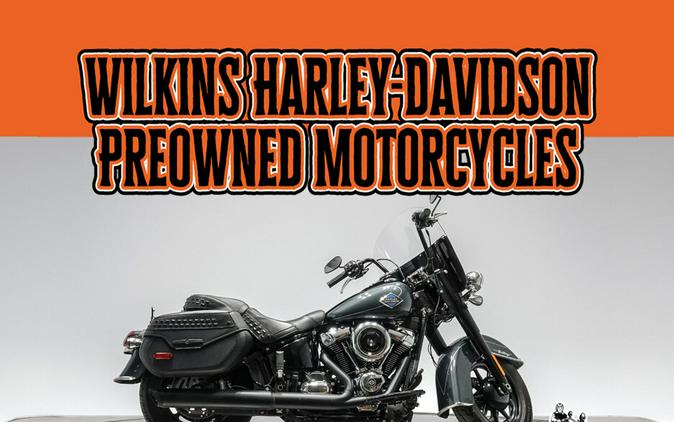 2025 Harley-Davidson FLHC Heritage Classic in Iron Horse Metallic with 5,577 miles