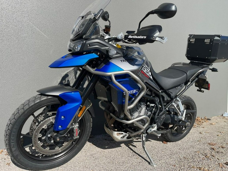 2021 Triumph Tiger 850 Sport Graphite Caspian Blue