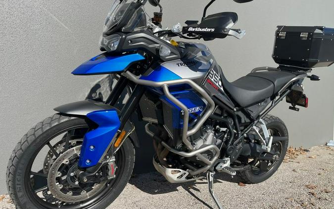 2021 Triumph Tiger 850 Sport Graphite Caspian Blue