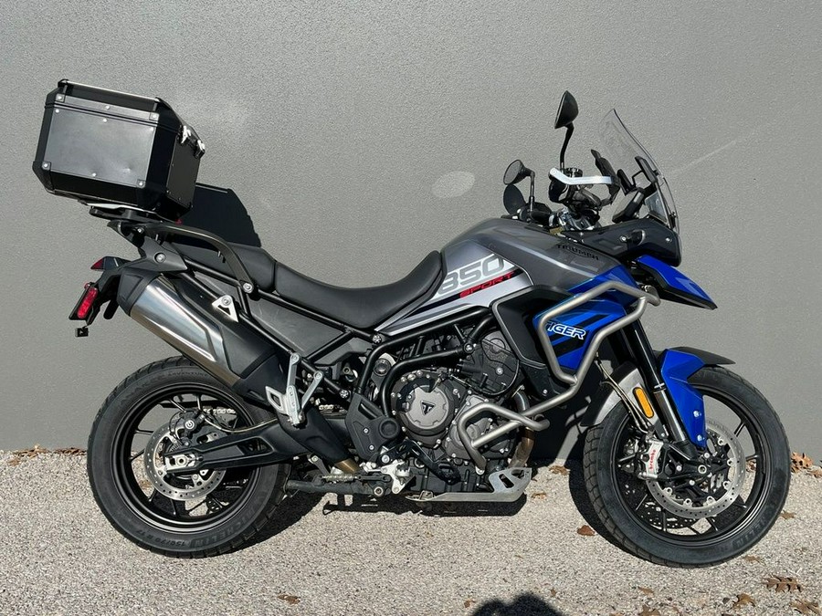 2021 Triumph Tiger 850 Sport Graphite Caspian Blue