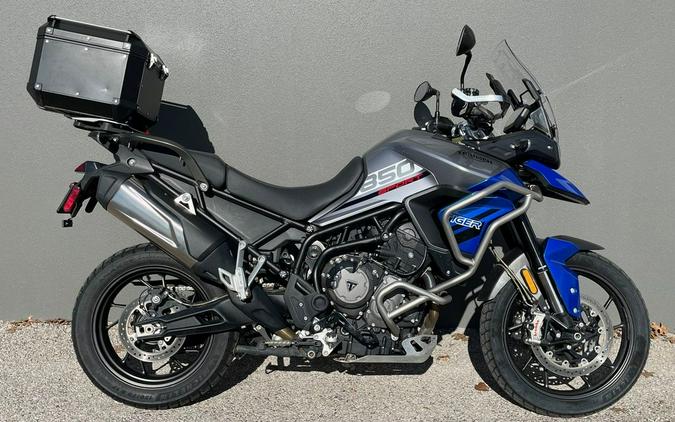 2021 Triumph Tiger 850 Sport Graphite Caspian Blue