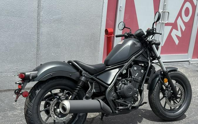 2025 Honda Rebel 500 Matte Black Metallic