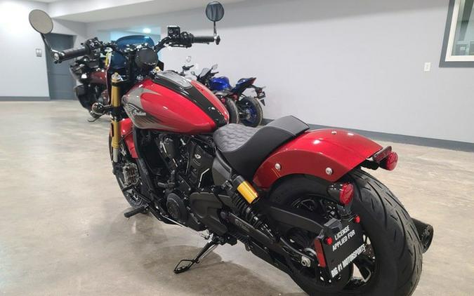 2026 Indian 101 Scout Sunset Red Metallic