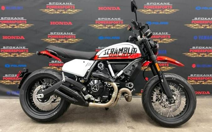 2022 Ducati Scrambler Urban Motard Star White Silk and Ducati GP ’19 Red