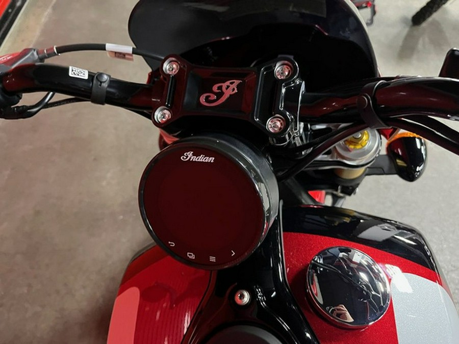 2025 Indian 101 Scout Sunset Red Metallic With Graphics
