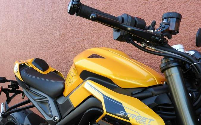 2024 Triumph Street Triple 765 RS Cosmic Yellow