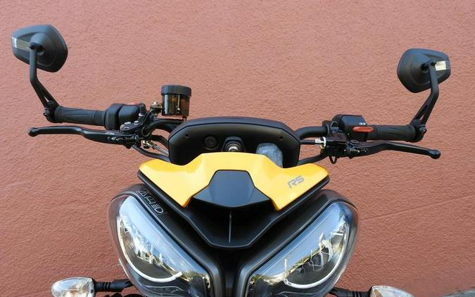 2024 Triumph Street Triple 765 RS Cosmic Yellow