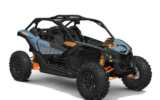 2025 Can-Am Maverick X3 DS Turbo RR Scandi Blue & Orange Crush