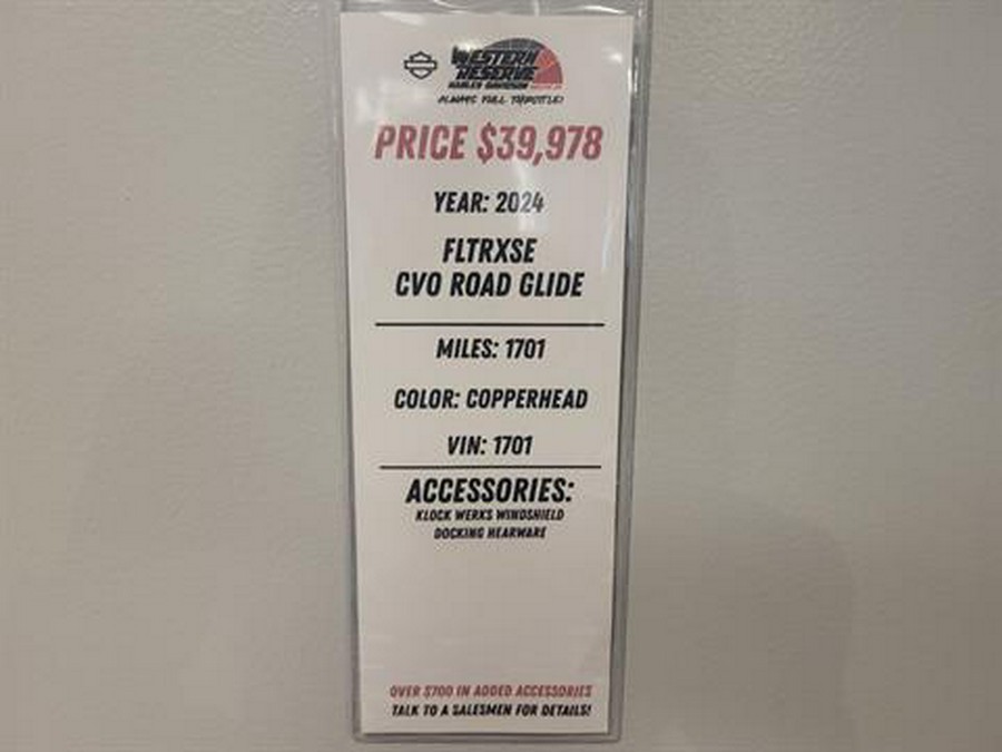 2024 Harley-Davidson CVO™ Road Glide®