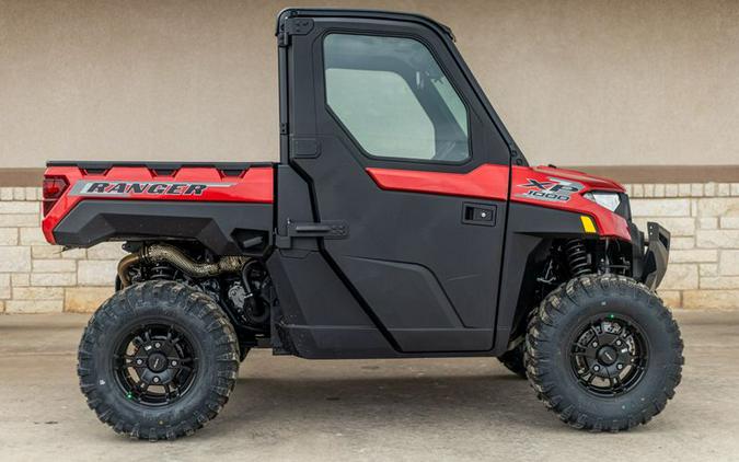 New 2025 POLARIS RANGER XP 1000 NORTHSTAR EDITION PREMIUM SUNSET RED