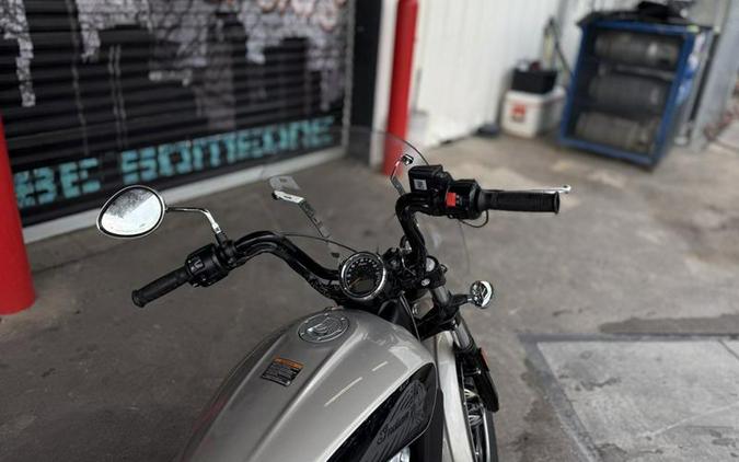 2022 Indian Motorcycle® Scout® ABS Silver Quartz Metallic/Black