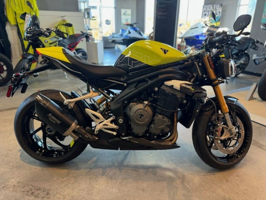 2026 Triumph Speed Triple 1200 RX Triumph Performance Yellow 1200 RX Limited Edition