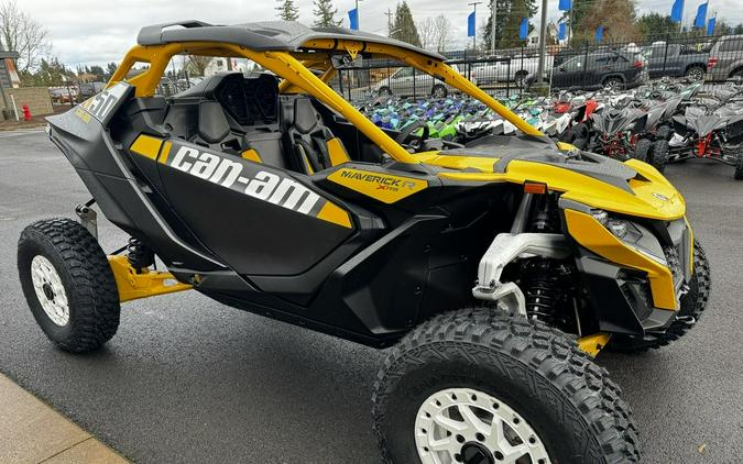 2024 Can-Am® Maverick R X RS Carbon Black & Neo Yellow