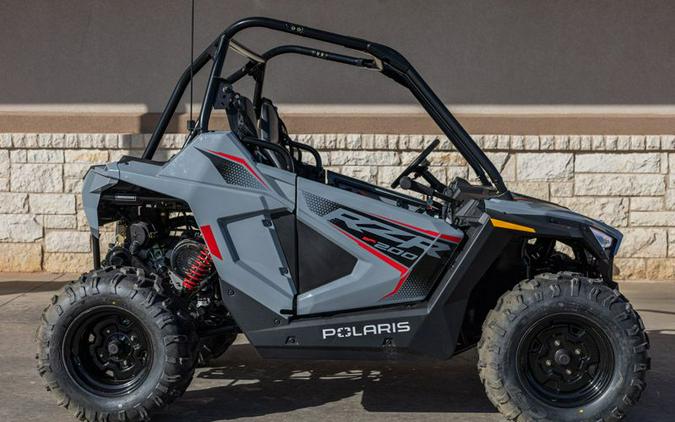 New 2024 POLARIS RZR 200 EFI STORM GRAY