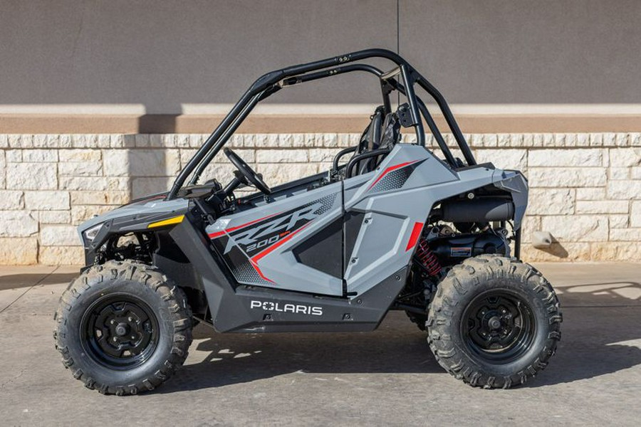 New 2024 POLARIS RZR 200 EFI STORM GRAY