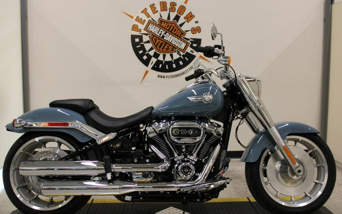 New 2024 Harley-Davidson Fat Boy 114 Cruiser FLFBS Motorcycle For Sale In Miami, Florida