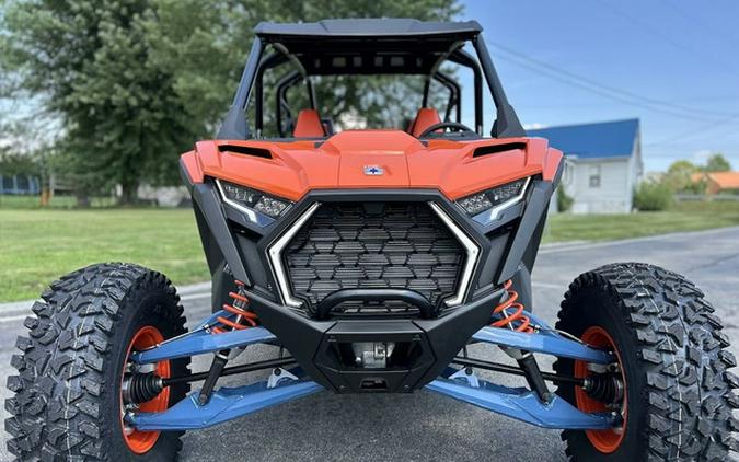 2025 Polaris RZR Pro S 4 Ultimate Orange Burst Zenith Blue