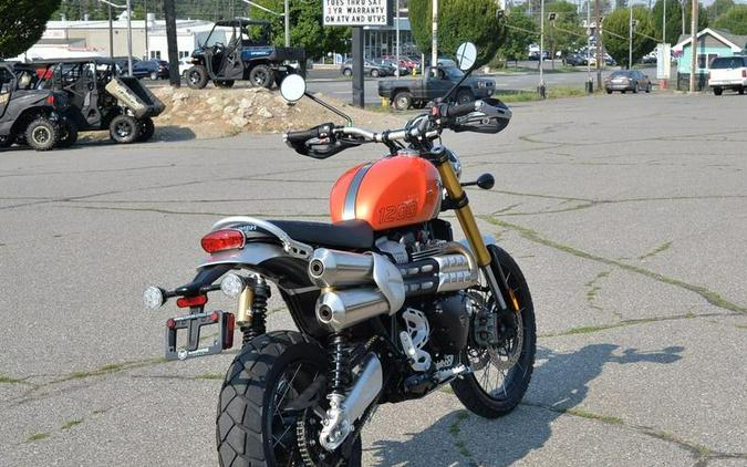 2024 Triumph Scrambler 1200 XE Baja Orange / Phantom Black