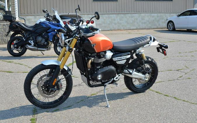 2024 Triumph Scrambler 1200 XE Baja Orange / Phantom Black