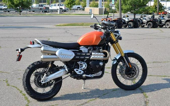 2024 Triumph Scrambler 1200 XE Baja Orange / Phantom Black