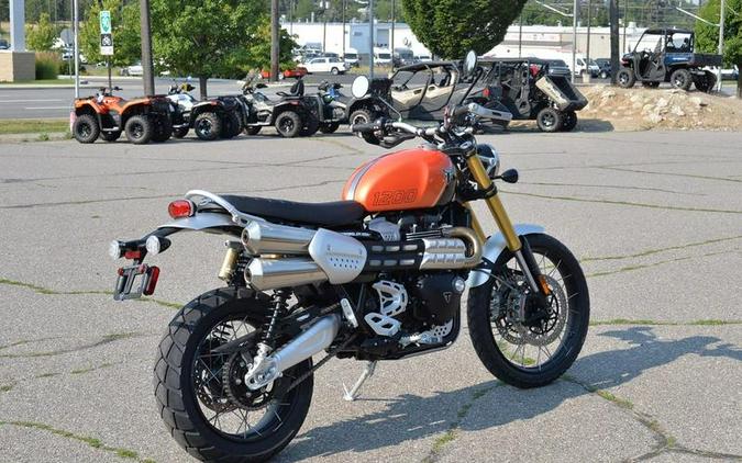 2024 Triumph Scrambler 1200 XE Baja Orange / Phantom Black