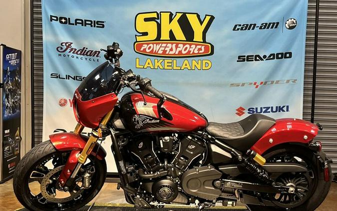 2026 Indian 101 Scout Sunset Red Metallic