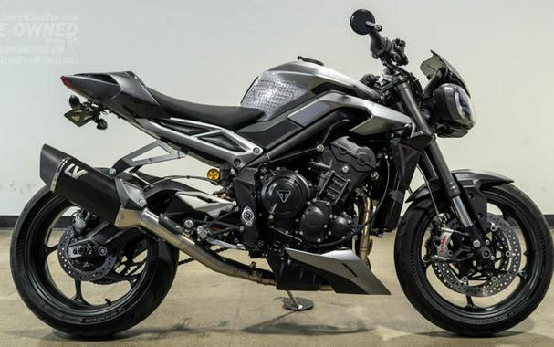 2025 Triumph Street Triple 765 RS Silver Ice