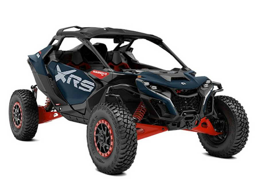 2025 Can-Am Maverick R X RS With Smart-Shox Dusty Navy & Legio