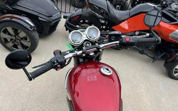 2023 Triumph Bonneville T100 Carnival Red Fusion White