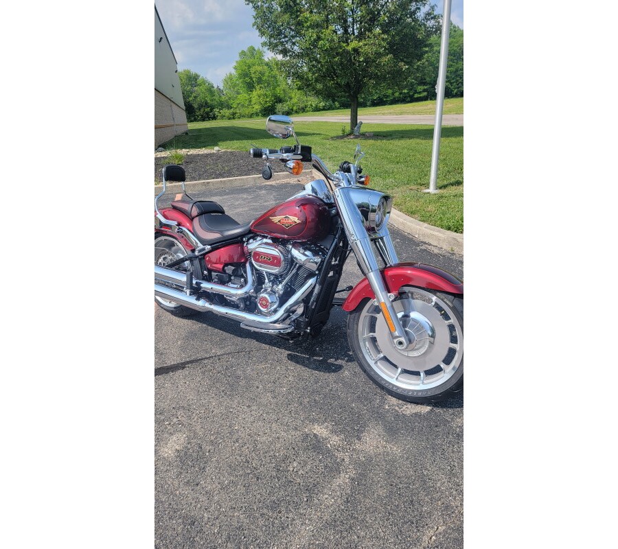 2023 Harley-Davidson Fat Boy 114 Heirloom Red Fade 120 Year Anniversary