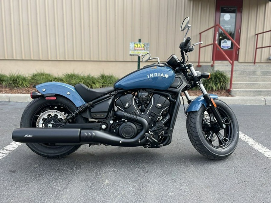 2026 Indian Scout Sixty Bobber Limited Storm Blue