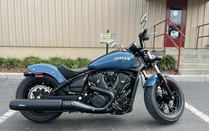 2026 Indian Scout Sixty Bobber Limited Storm Blue