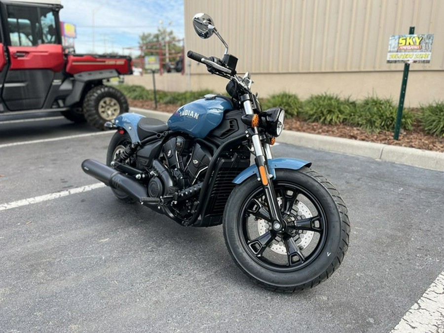 2026 Indian Scout Sixty Bobber Limited Storm Blue
