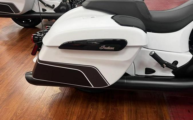 2024 Indian Motorcycle® Chieftain® Dark Horse® Ghost White Metallic Smoke