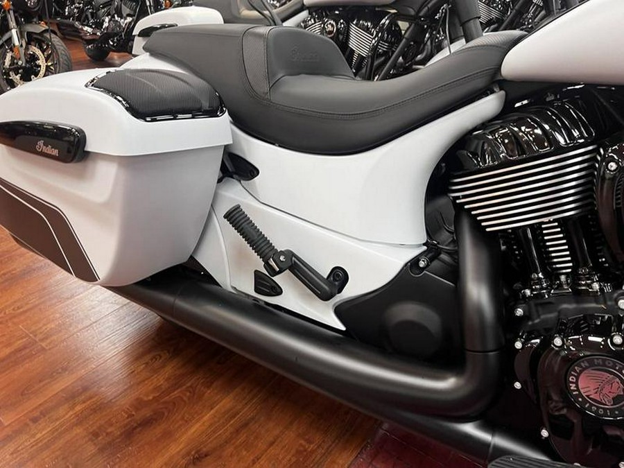 2024 Indian Motorcycle® Chieftain® Dark Horse® Ghost White Metallic Smoke