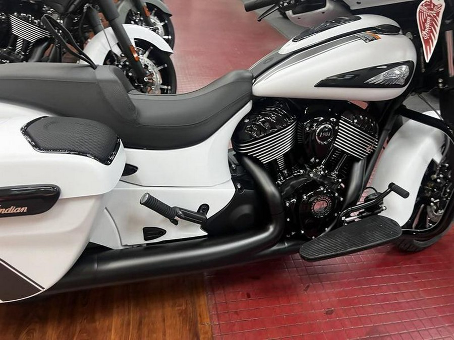 2024 Indian Motorcycle® Chieftain® Dark Horse® Ghost White Metallic Smoke