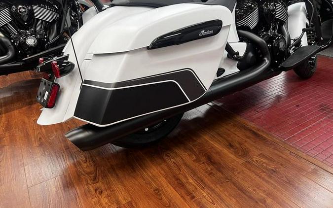 2024 Indian Motorcycle® Chieftain® Dark Horse® Ghost White Metallic Smoke