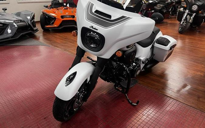 2024 Indian Motorcycle® Chieftain® Dark Horse® Ghost White Metallic Smoke