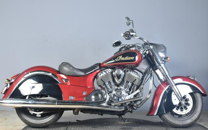 2017 Indian Motorcycle Chief Classic Burgundy Metallic Over Thunder Black