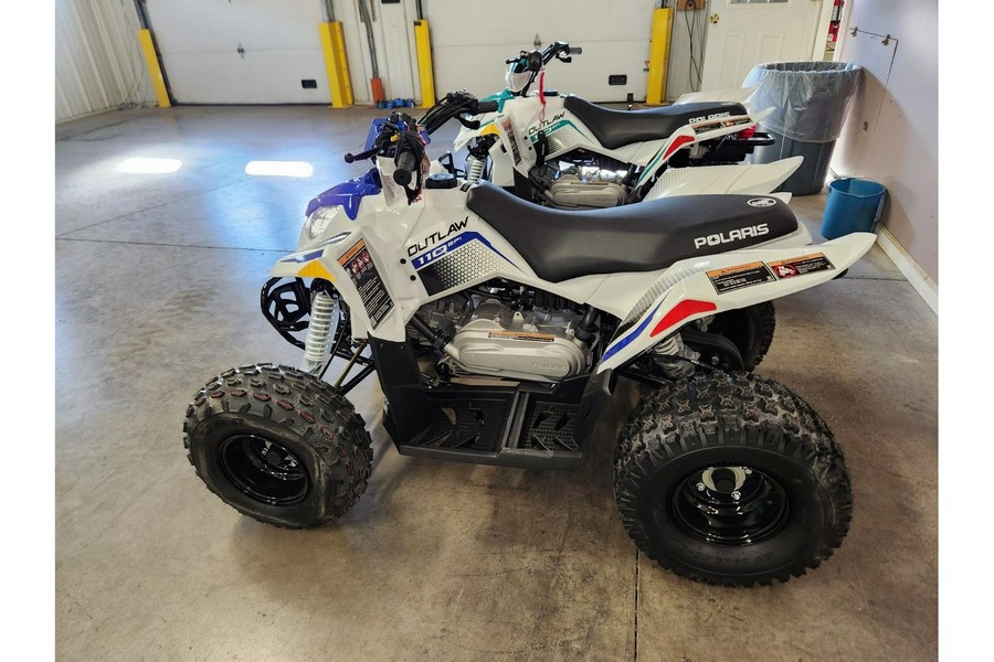 2025 Polaris Industries Outlaw 110 EFI - White / Blue