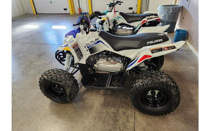 2025 Polaris Industries Outlaw 110 EFI - White / Blue