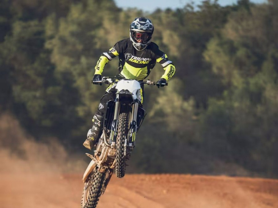 2026 Triumph TF 250-X Jet Black/Pure White