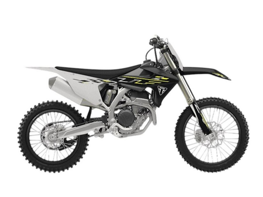 2026 Triumph TF 250-X Jet Black/Pure White